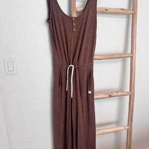 Vuori Brown Jumpsuit